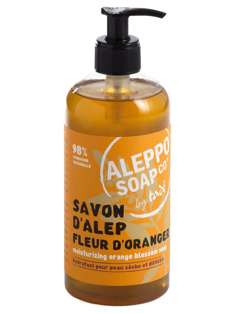 Tadé Savon d'Alep Fleur d'Oranger Peau Sèche et Difficile 500 ml