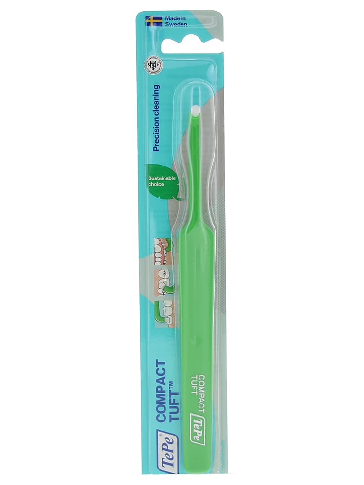 TePe Universal Care Brosse à Dents Zones Difficiles - Couleur : Vert