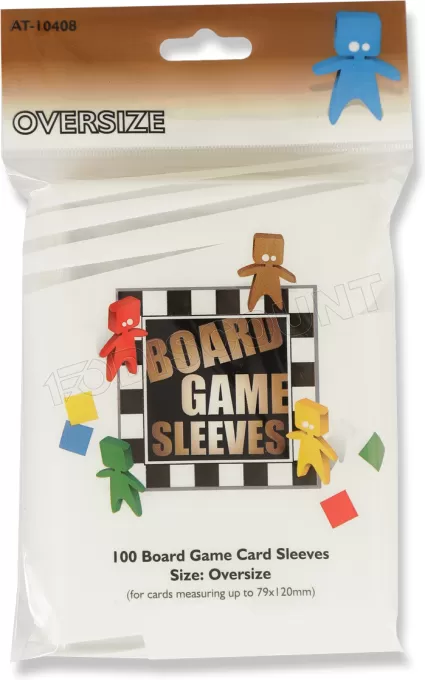Lot de 100 Sleeves Board Game 82x124mm (Transparent) #DEFAULT